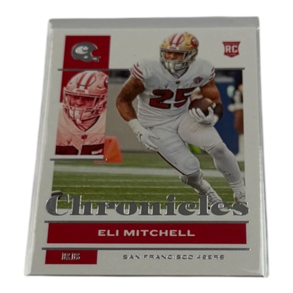 2021‎ Panini Chronicles Eli Mitchell RC Rookie Card 79 San Francisco 49ers RB